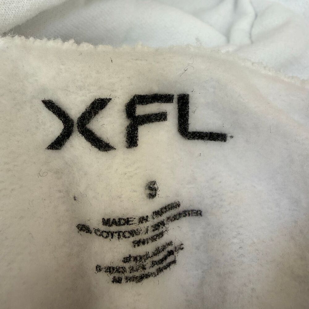 XFL San Antonio Brahmas Hoodie Adult Small S White Football Pullover - Picture 2 of 4
